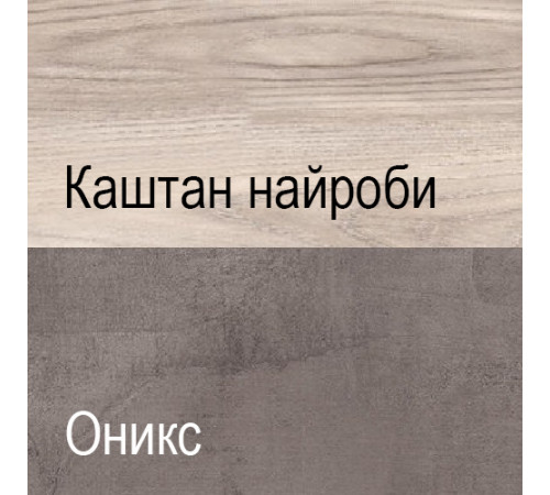 Шкаф-витрина для посуды Джаз 2V2D1S оникс