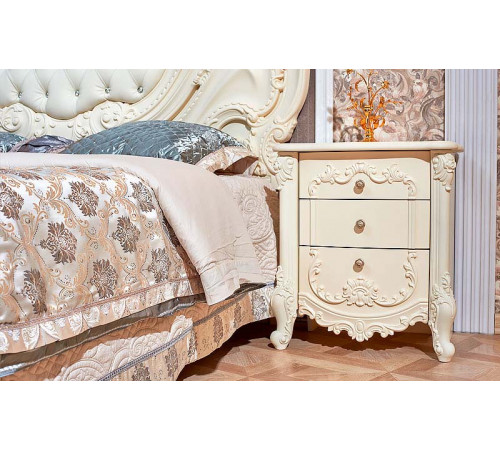 Кровать Элиза Люкс (крем) 1600х2000