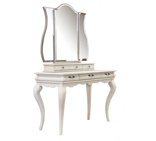 Стол туалетный Оскар ММ-216-06 (белая эмаль+пт)