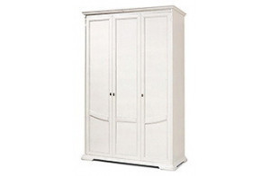 Шкаф для одежды Лика ММ-137-01/03Б (белая эмаль)