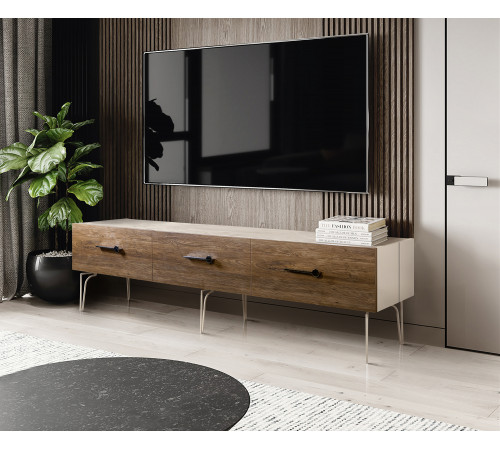 Тумба под ТВ для гостиной Богемия Вуд (Bogemia Wood) БМТ-1(Wo)