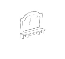 Зеркало для комода Ралли 857