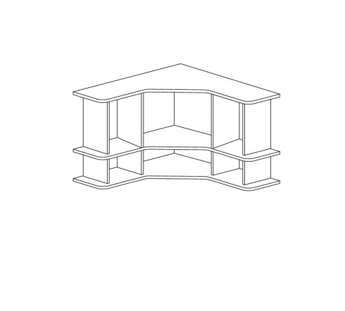 Угловая полка Ралли 859