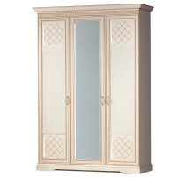 Трехдверный шкаф Парма 800 кремовый 